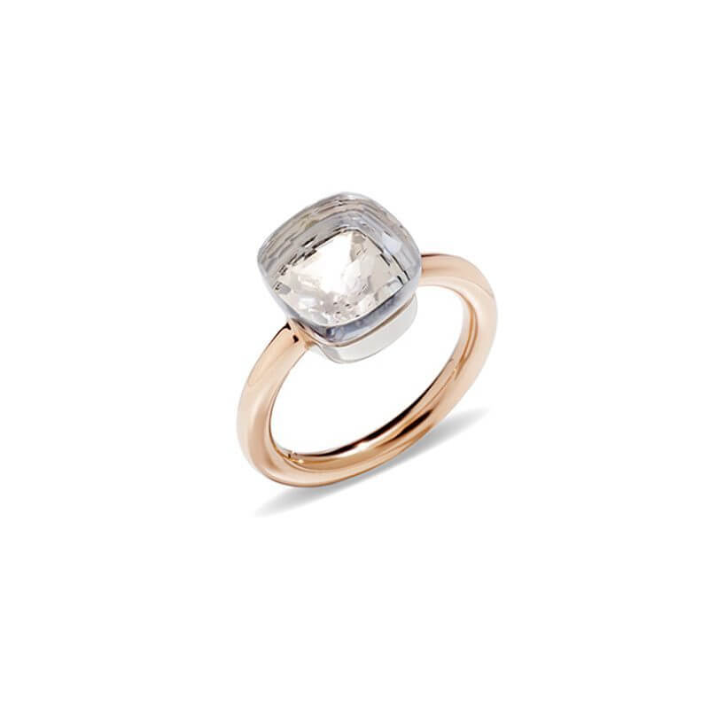Nude Classic White Topaz Ring