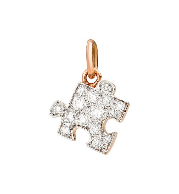 Diamond Puzzle Pendant