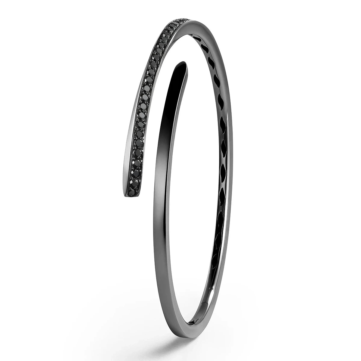 Bracelet classique en or blanc régulier