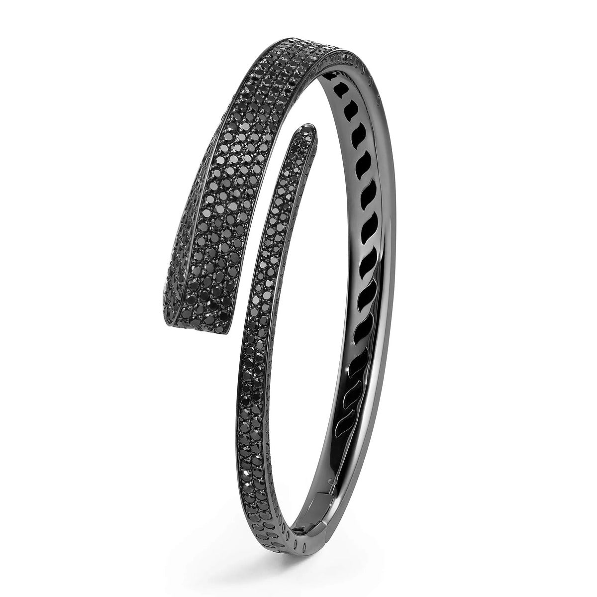 Bracelet classique en or blanc régulier