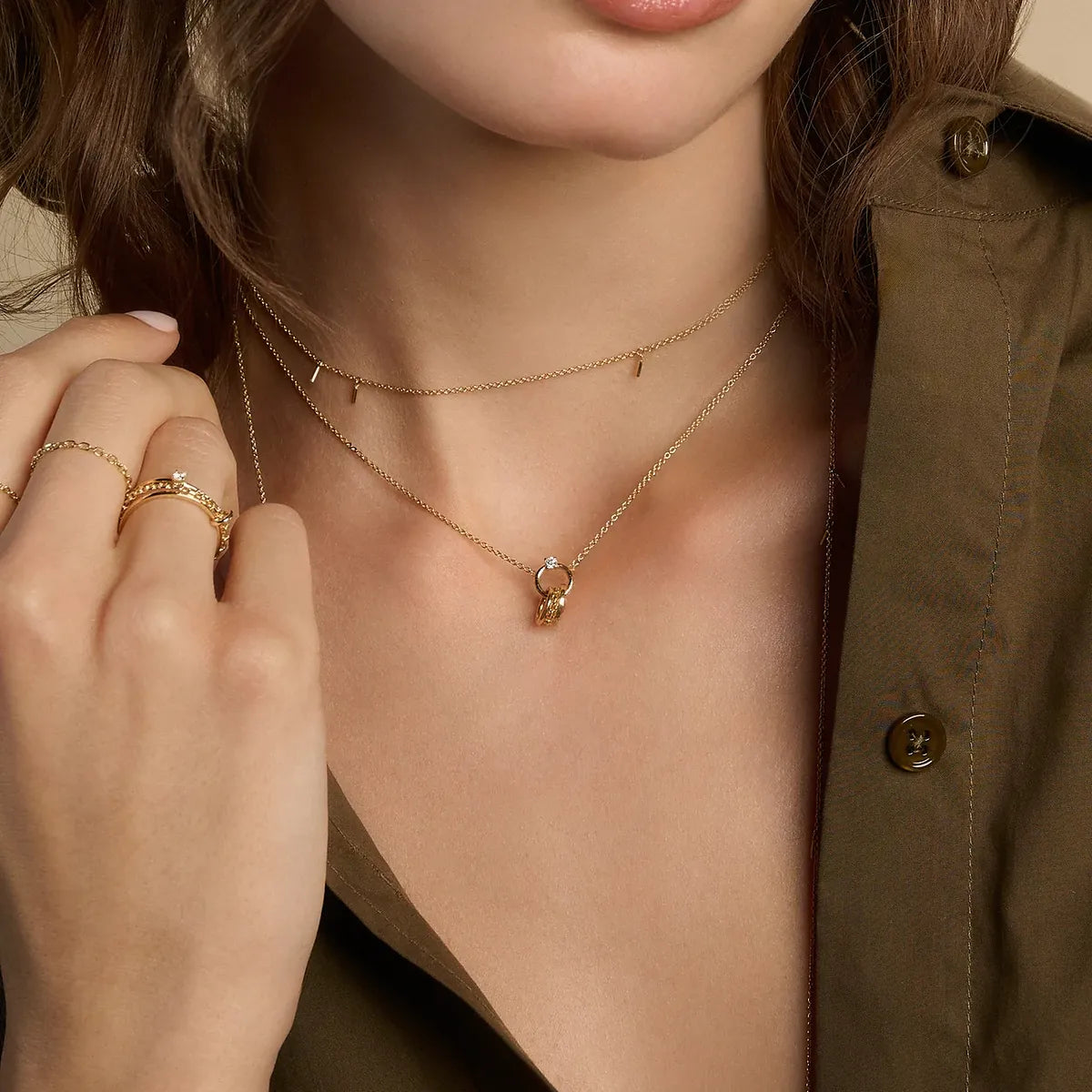 Collana Circle Solitaire