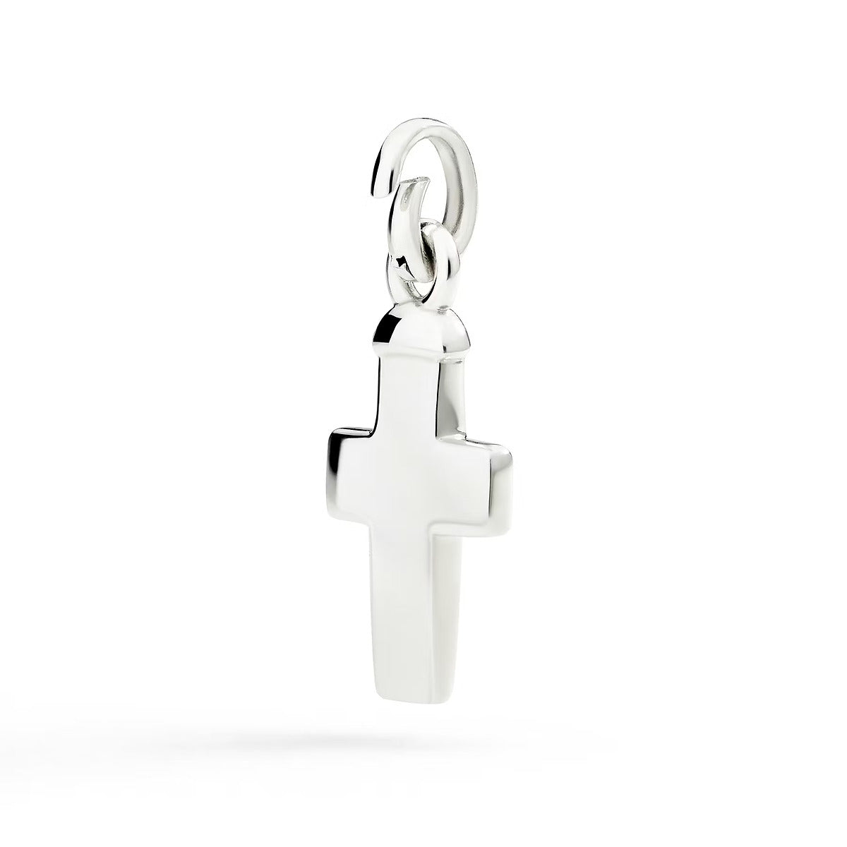 CIONDOLO MAXI CROCE ARGENTO