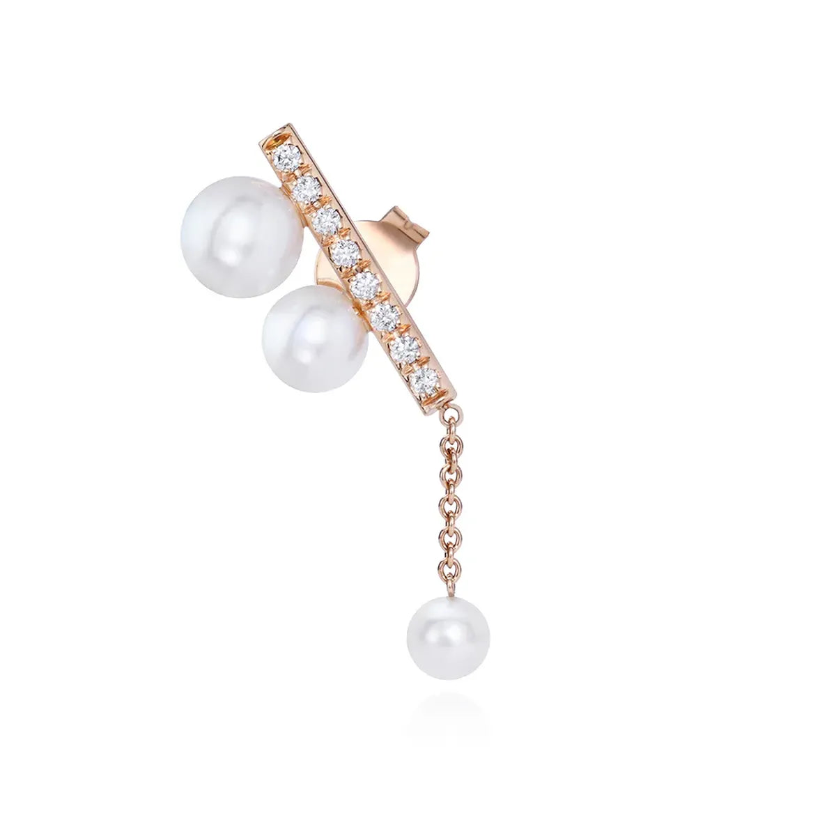 Orecchino Fine Pearl Flow