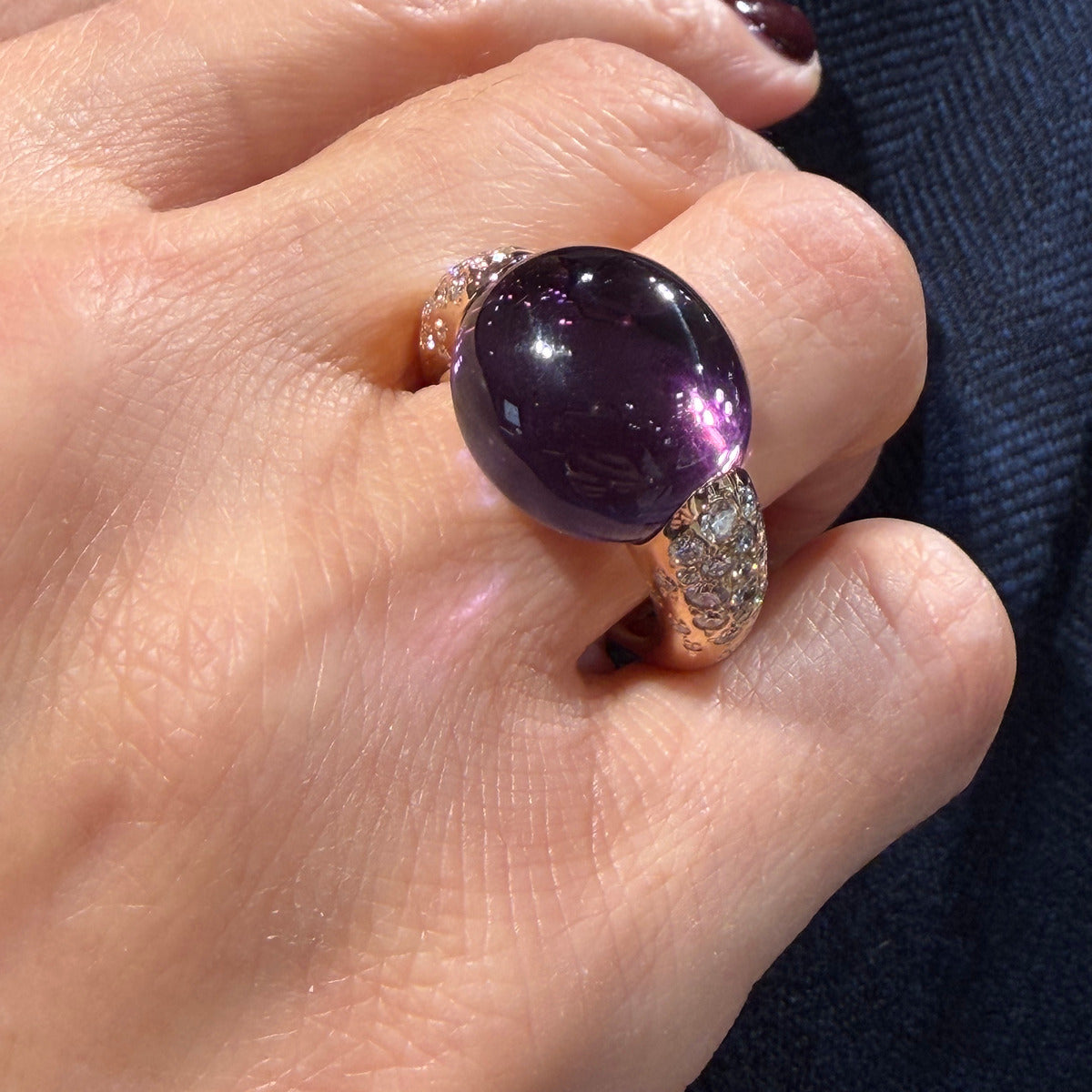 Pomellato Together Brown Diamond Band Ring