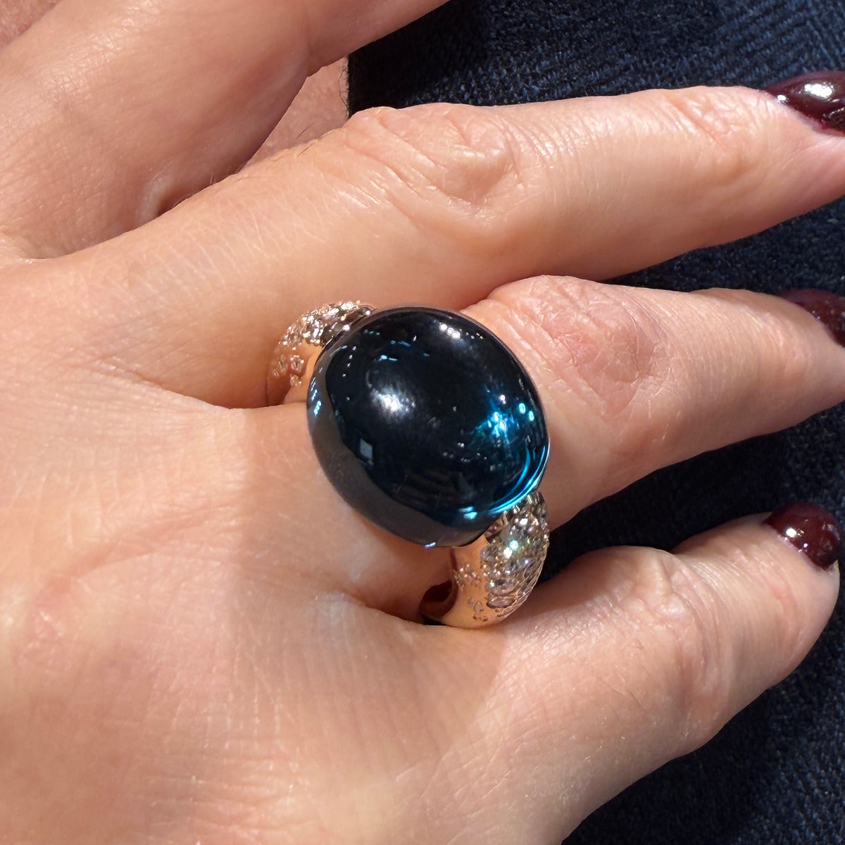 Pomellato Together Brown Diamond Band Ring