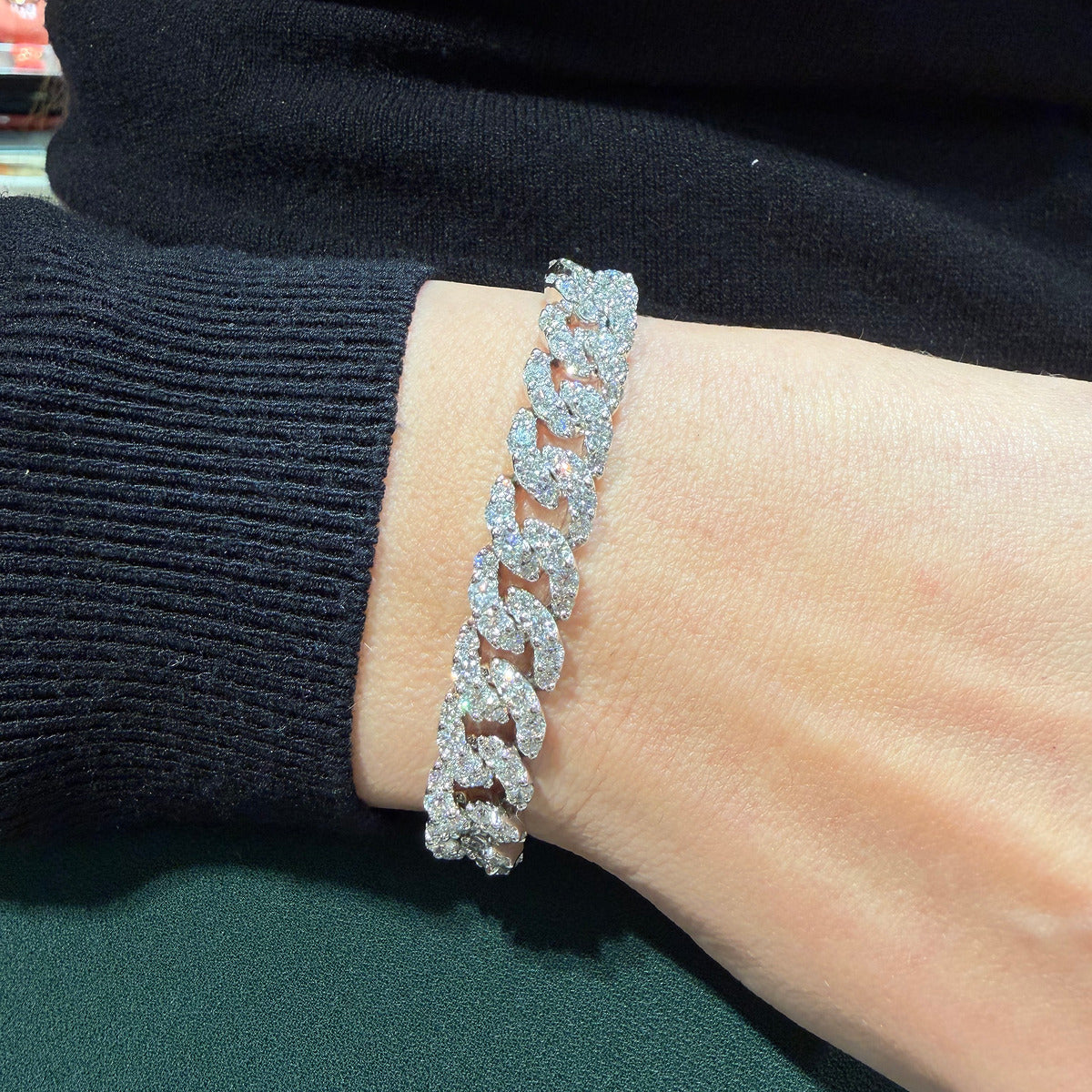Like Regular Full Pavè White Gold Bracelet - TO BE REVIEWED