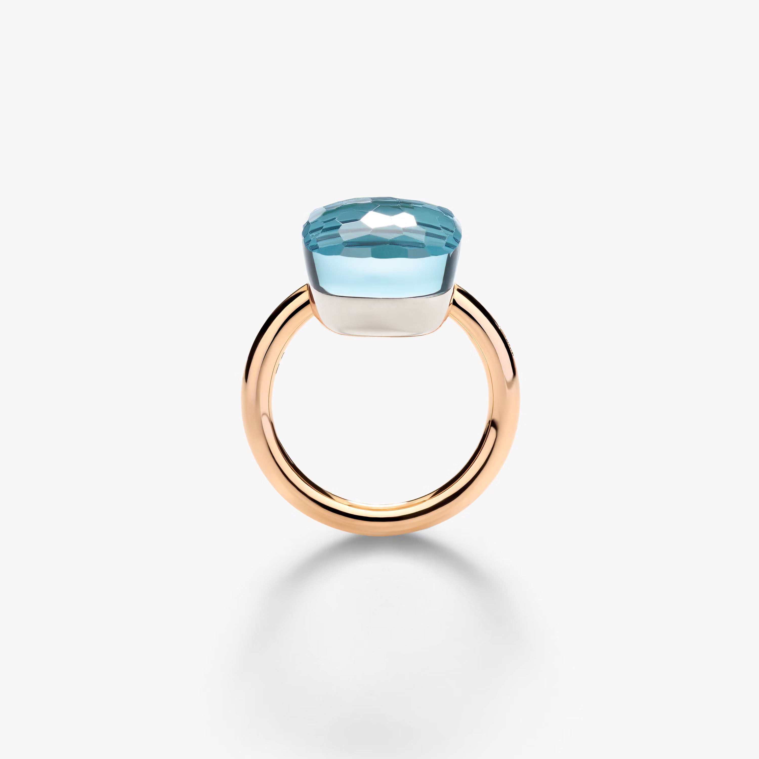 Nude Ring Toi et Moi London Blue Topaz