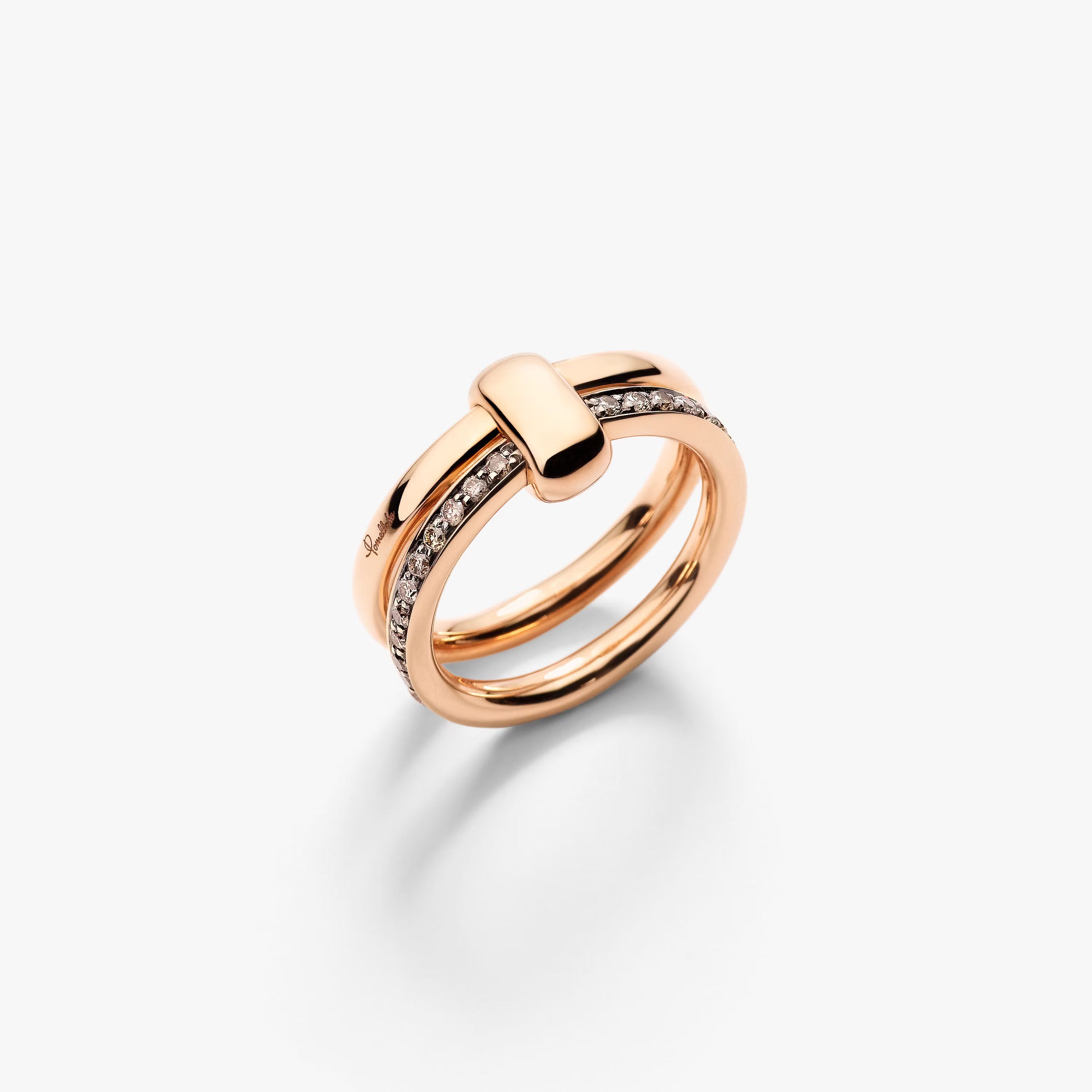 Anello Pomellato Together Diamanti Brown