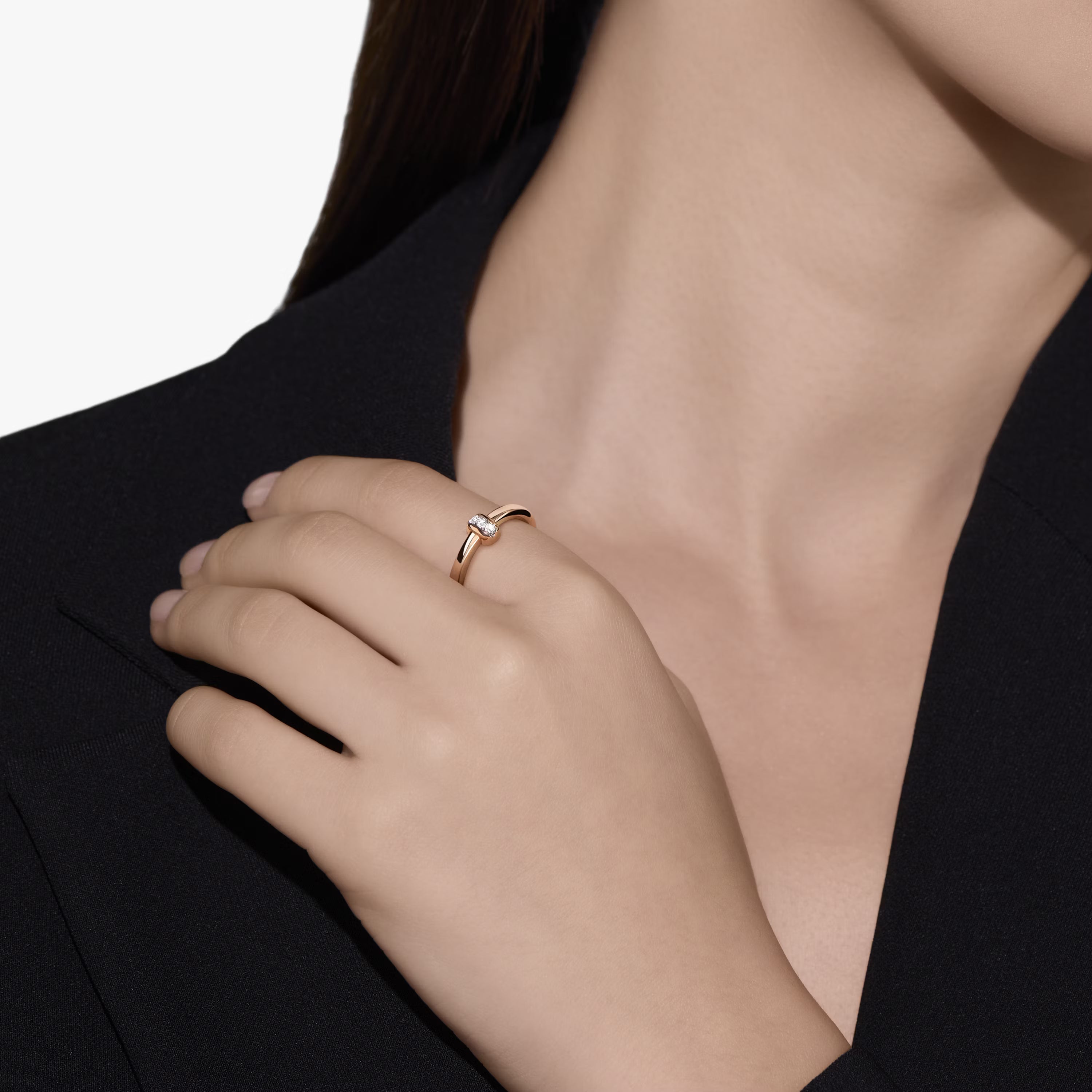 Nude Ring Toi et Moi London Blue Topaz