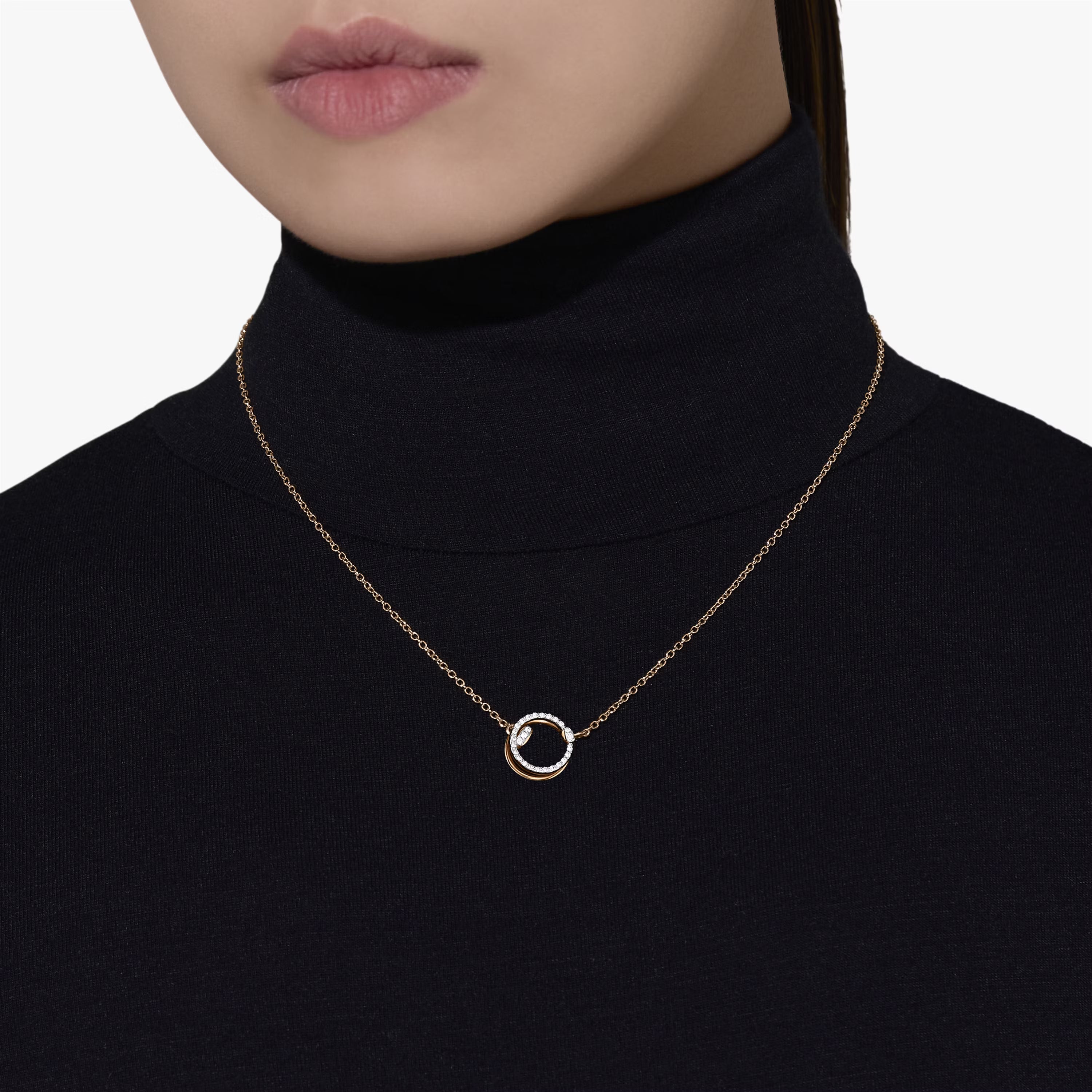 Pom Pom Dot Necklace in White and Grey Mother of Pearl