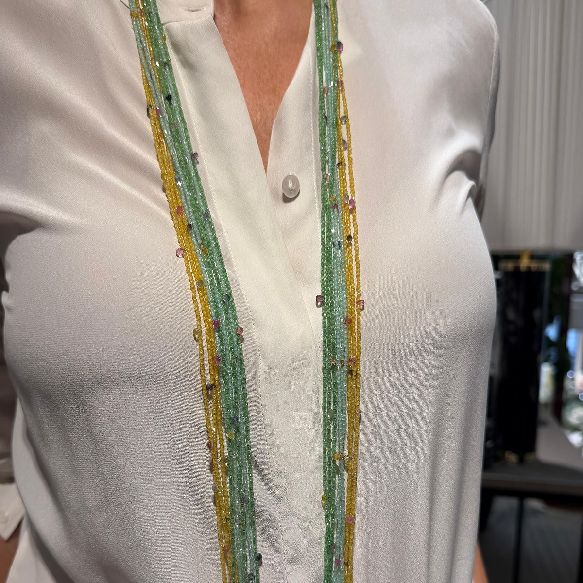 Collana Zirconia e Zaffiri
