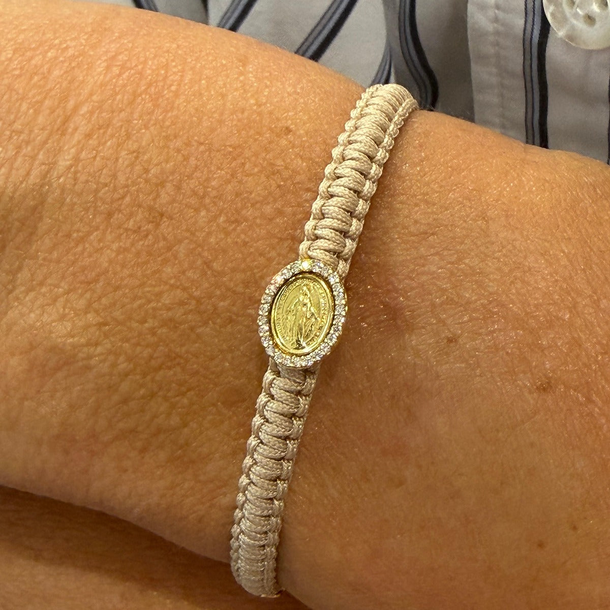 Bracciale Concordia Madonnina e Diamanti
