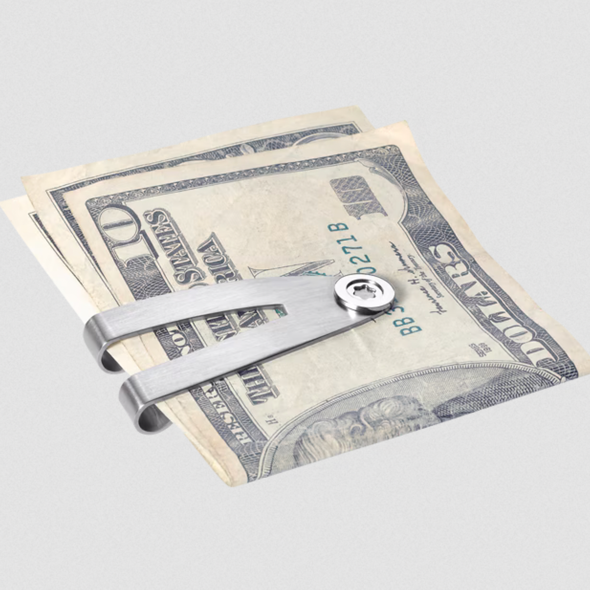 Fermasoldi in Acciaio