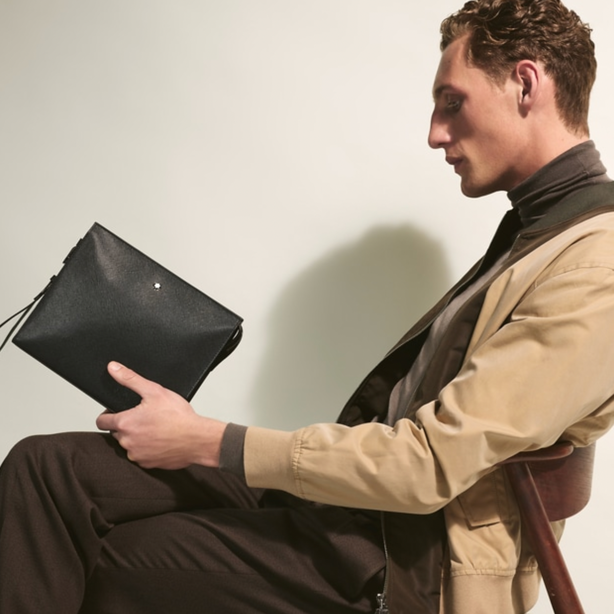 Pochette in Pelle Sartorial