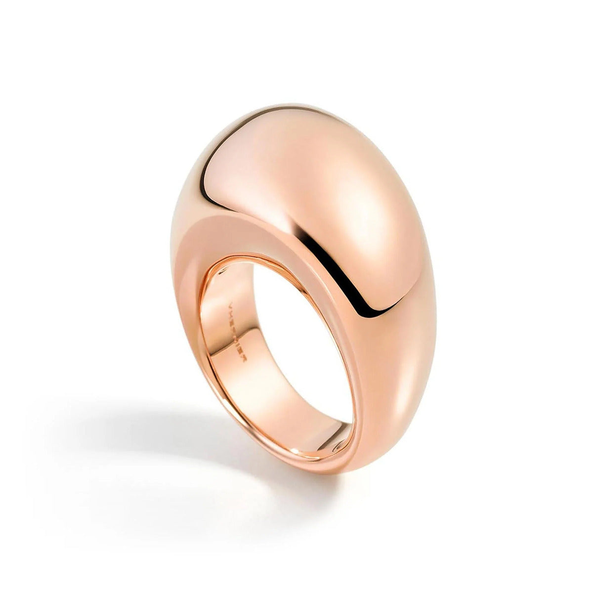 Bague en or rose sans fin