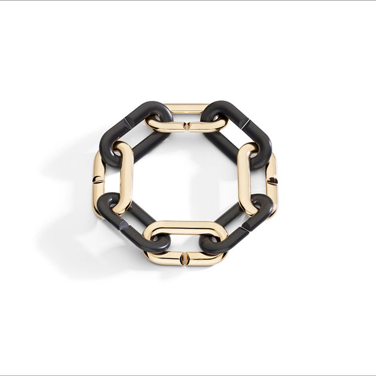 Bracciale Mon Jeu Maxi Ebano e Oro display picture 1
