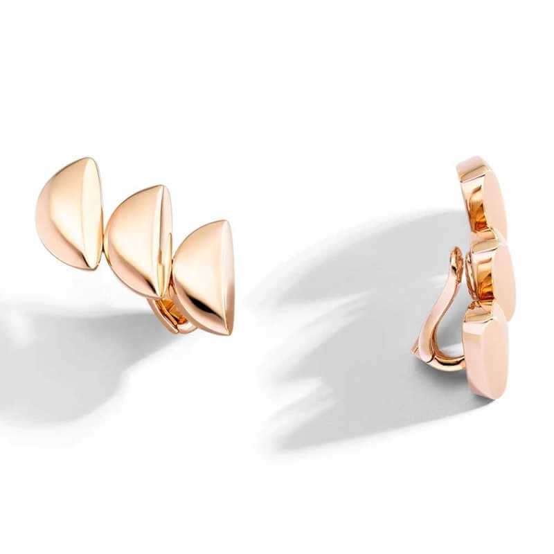 Orecchini Eclisse Endless in Oro Rosa