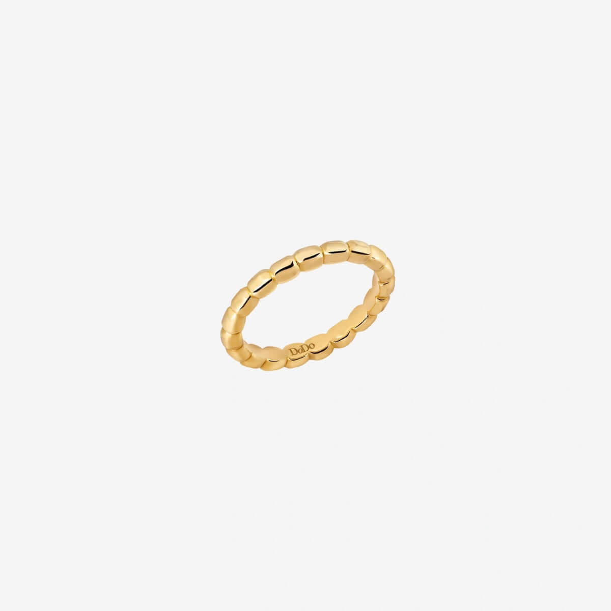 Mini Granelli Ring in Yellow Gold