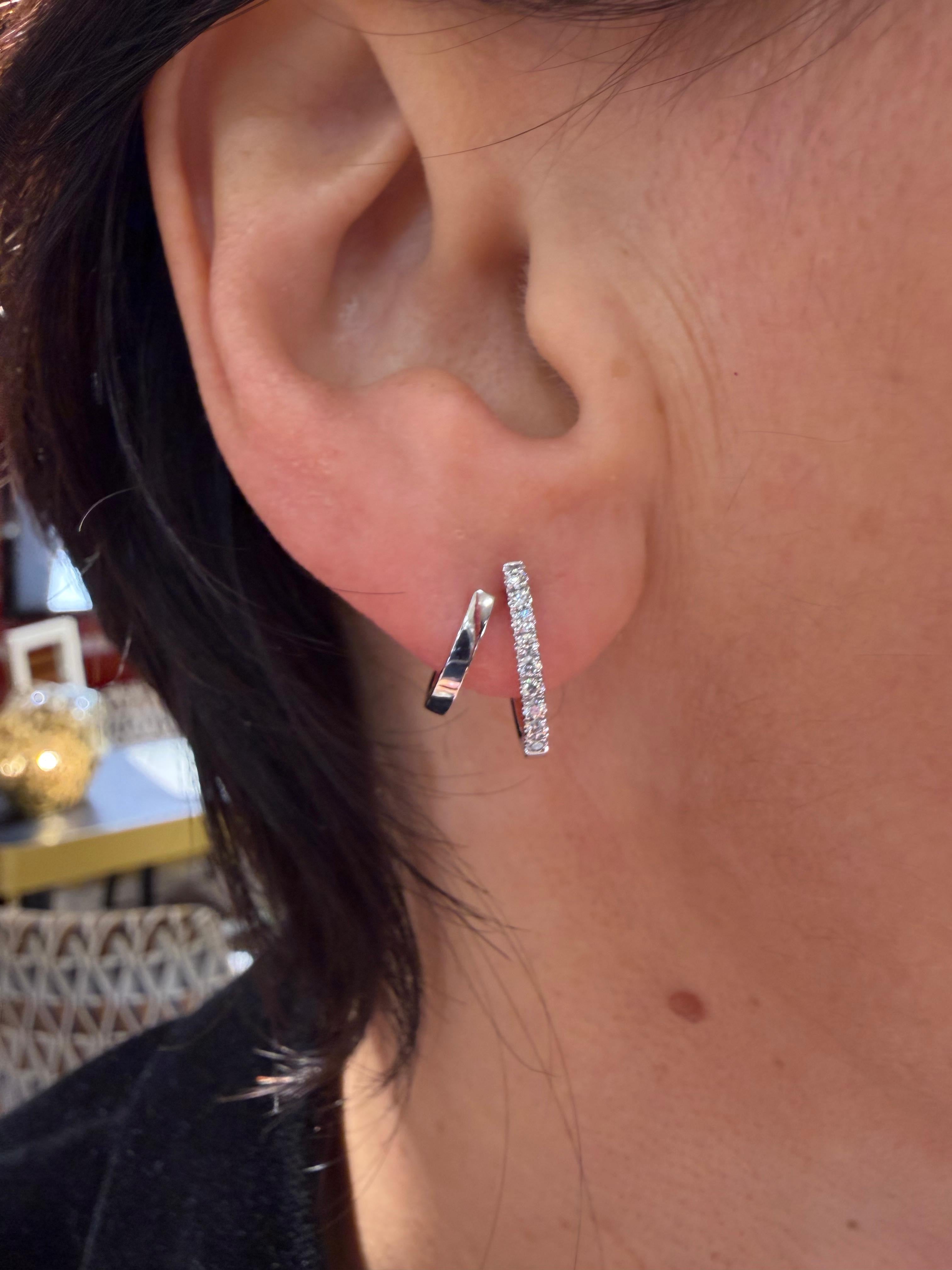 Orecchino doppio cerchio