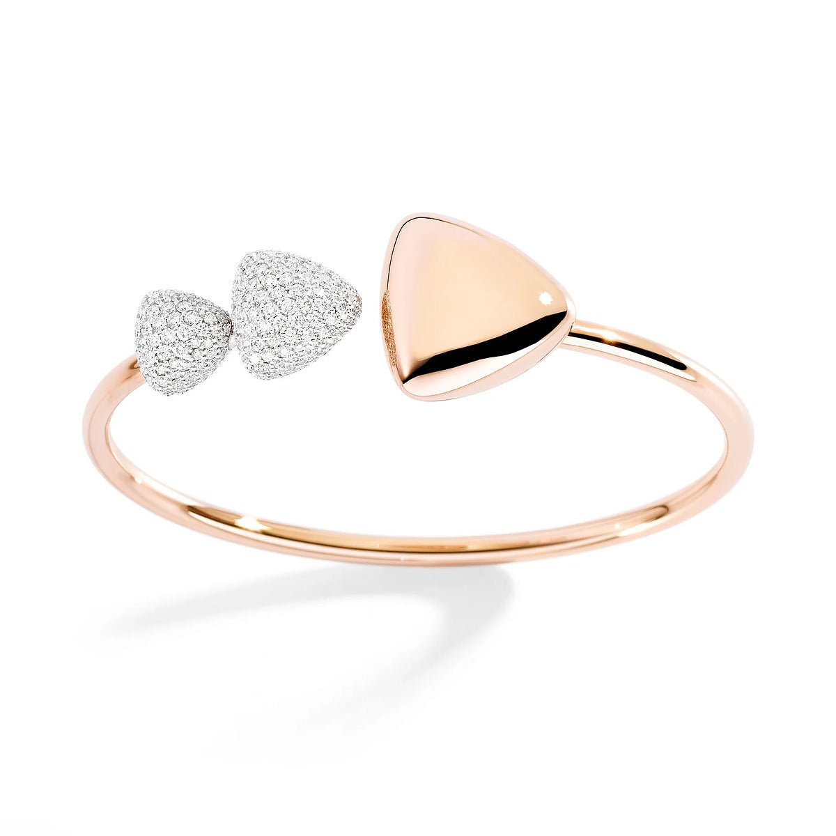 Bracciale Freccia Oro Rosa e Diamanti