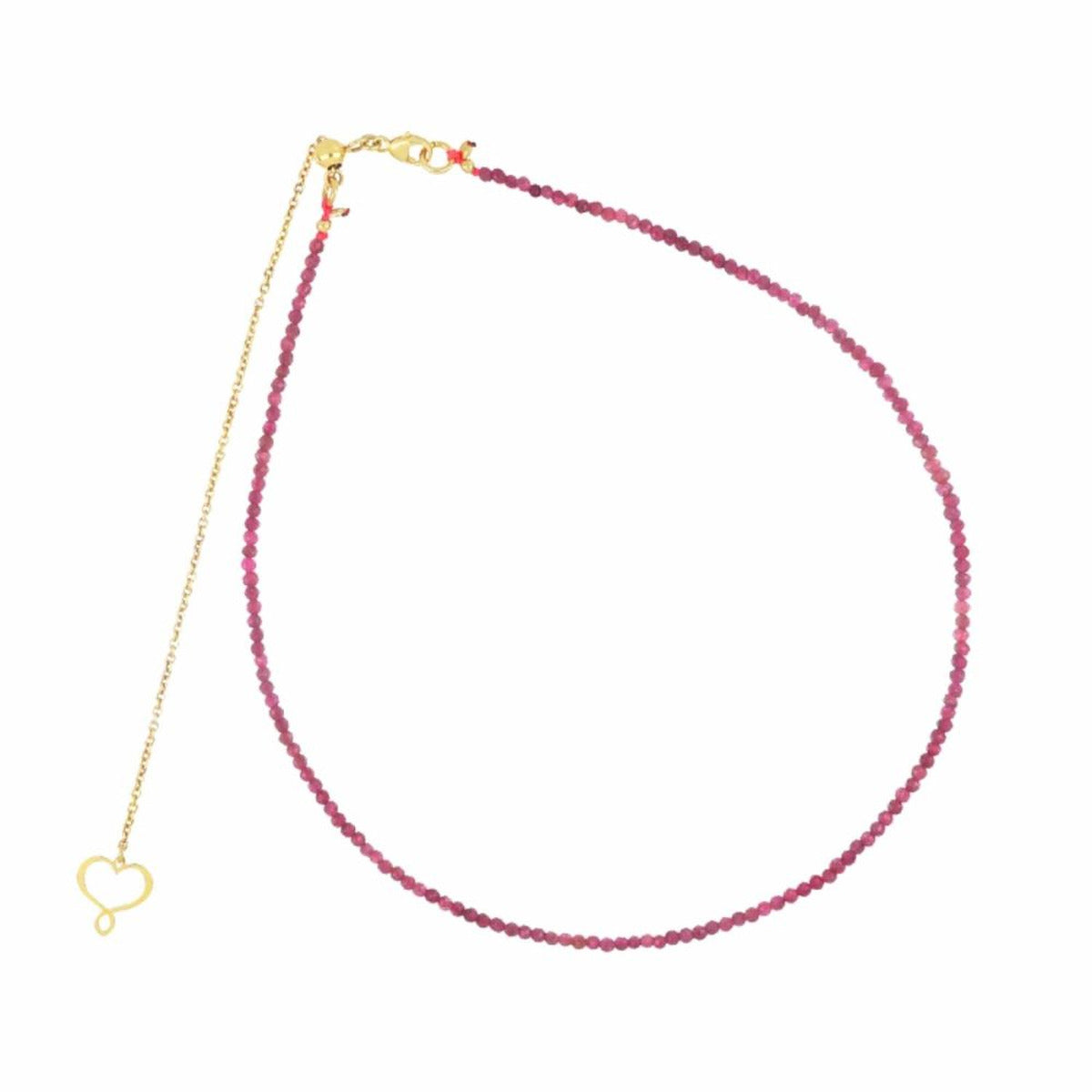 Girocollo Pentagramma Rubino