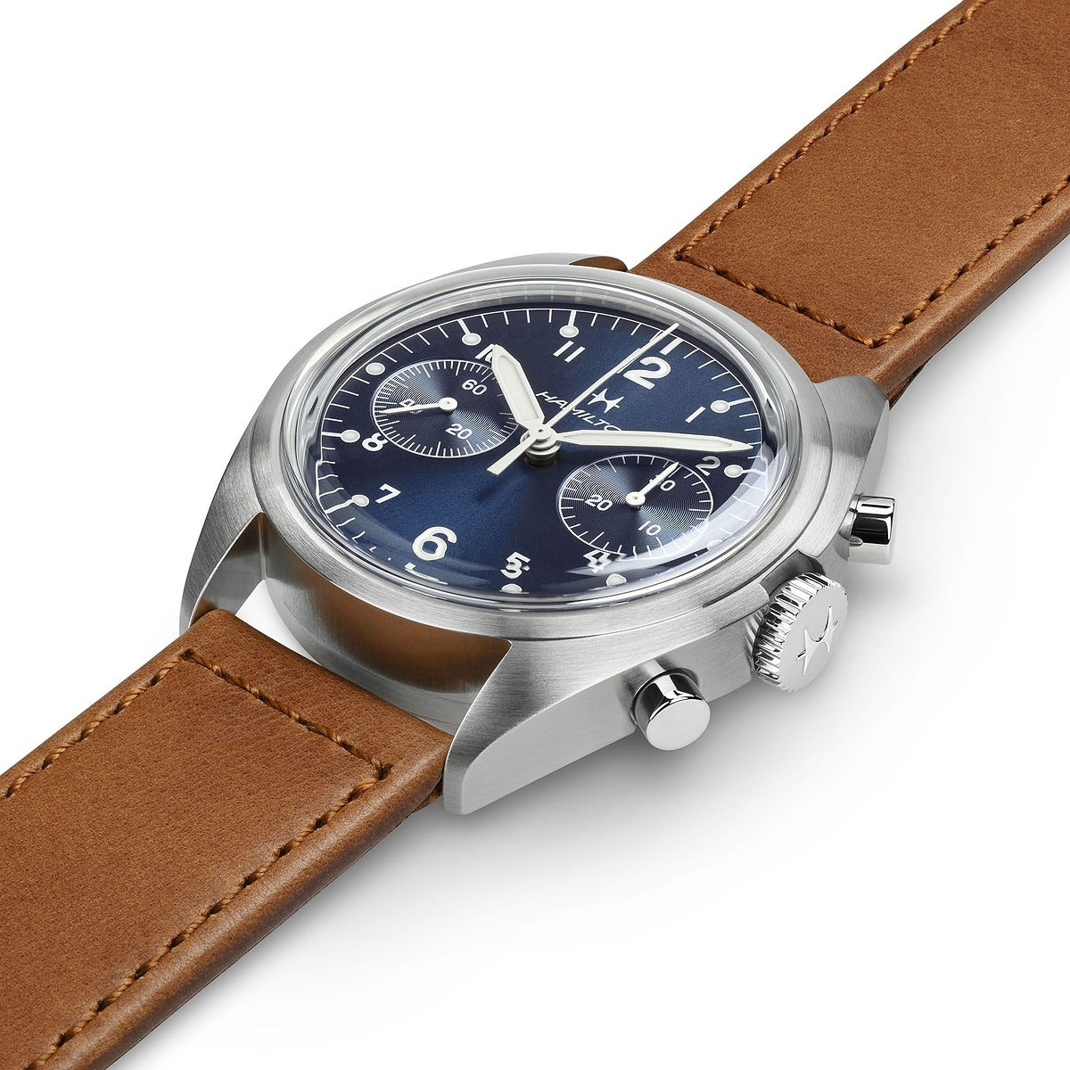 Khaki Aviation Pilot Pioneer Mechanical Chrono