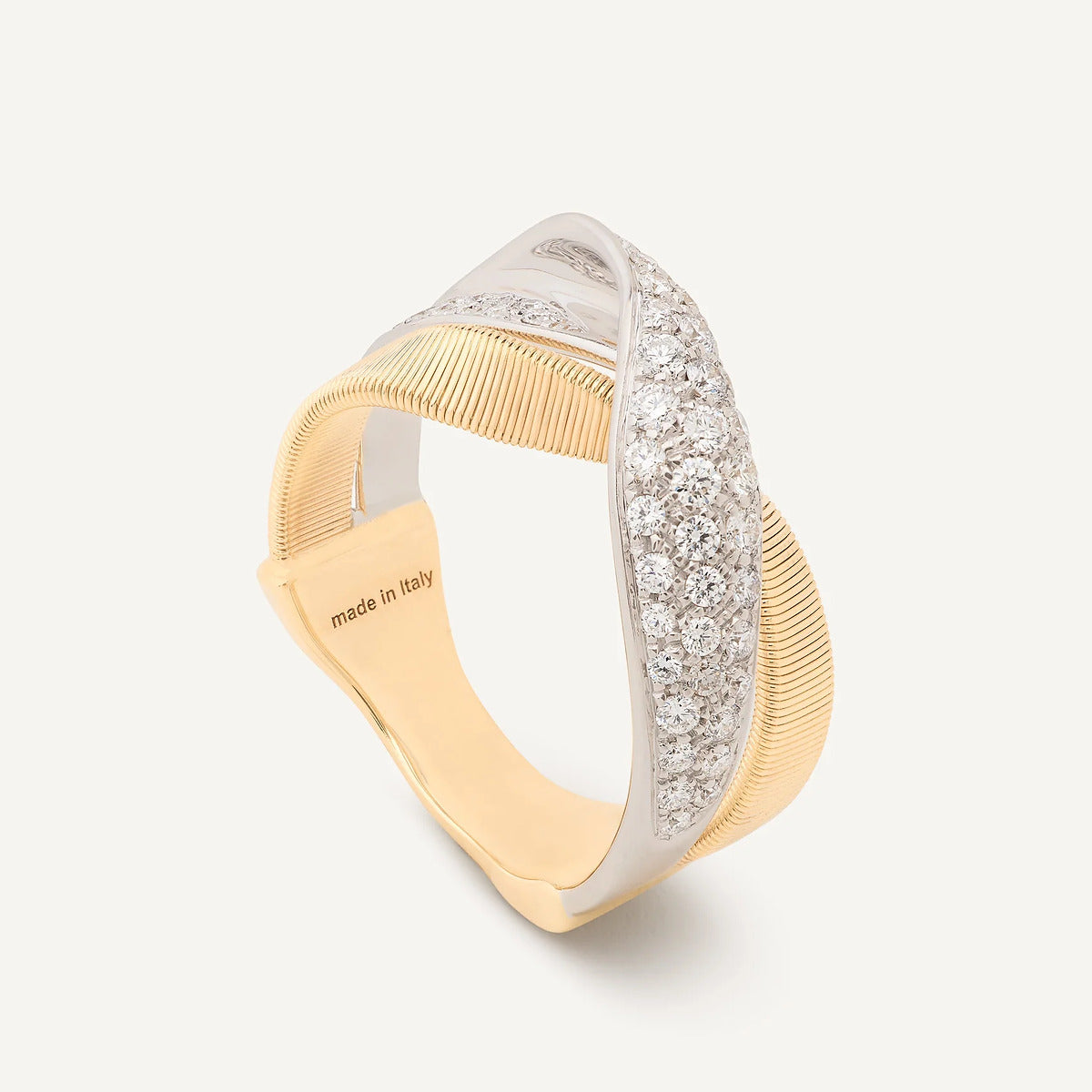 Anello Marrakech Oro Giallo e Diamanti