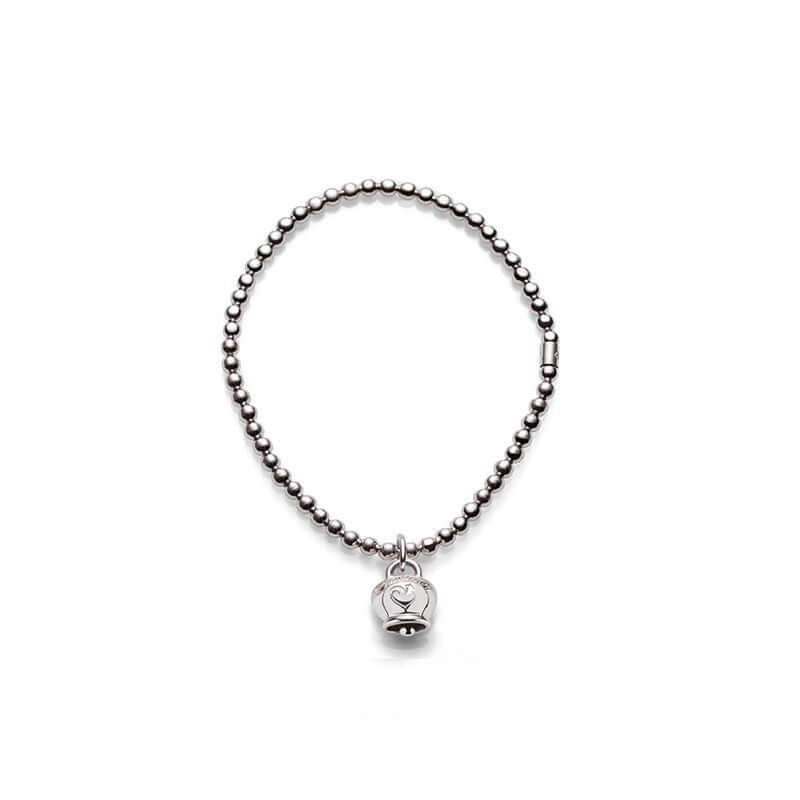 Bracciale con Ciondolo Campanella Argento