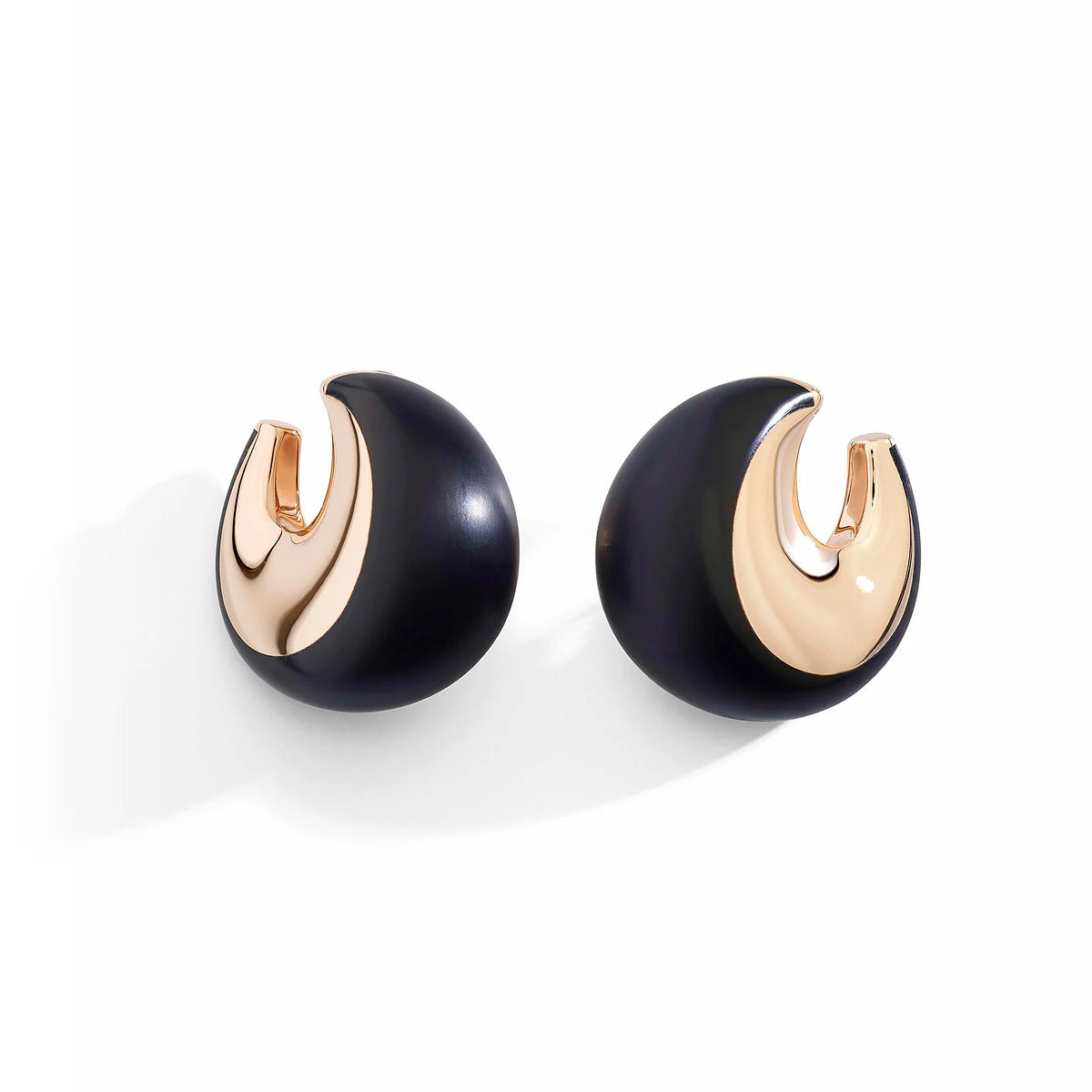 Eclipse Endless Earrings in White Gold and Diamonds