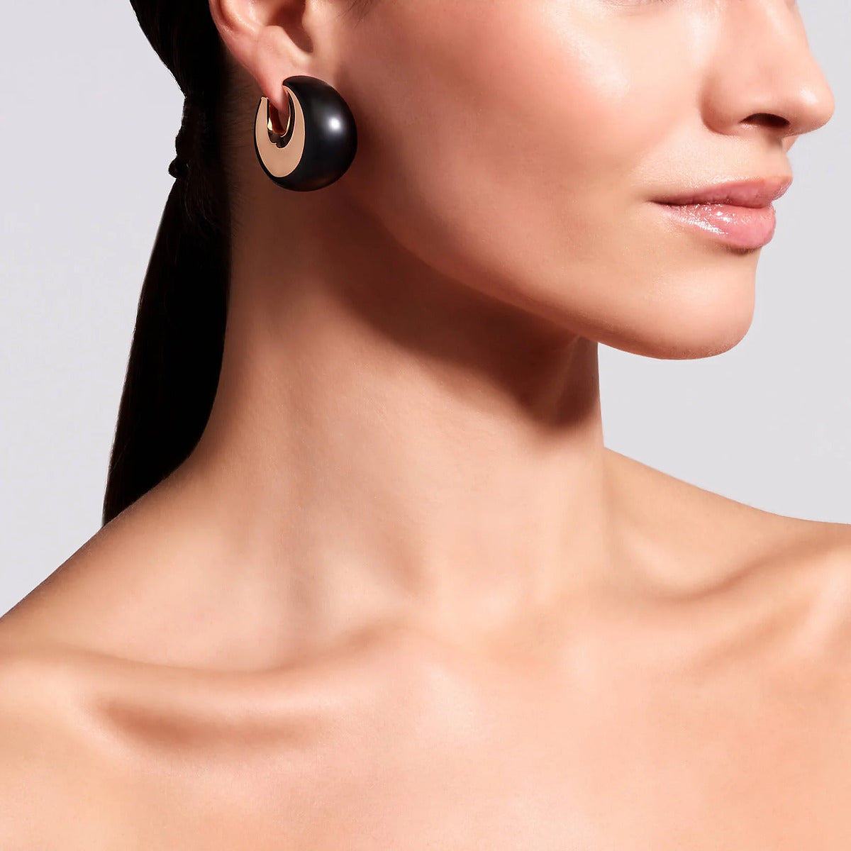 Boucles d'oreilles Eclipse Endless en or blanc et diamants