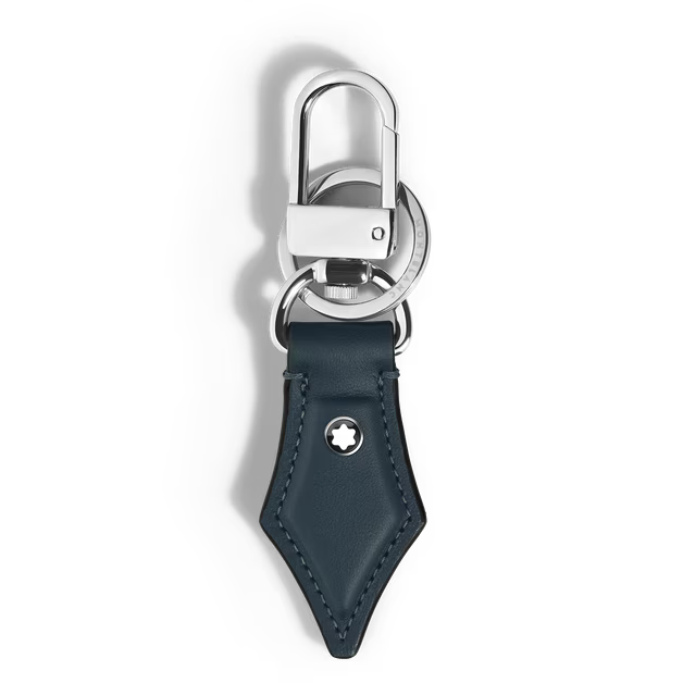Portachiavi a Forma di Pennino in Pelle Sartorial