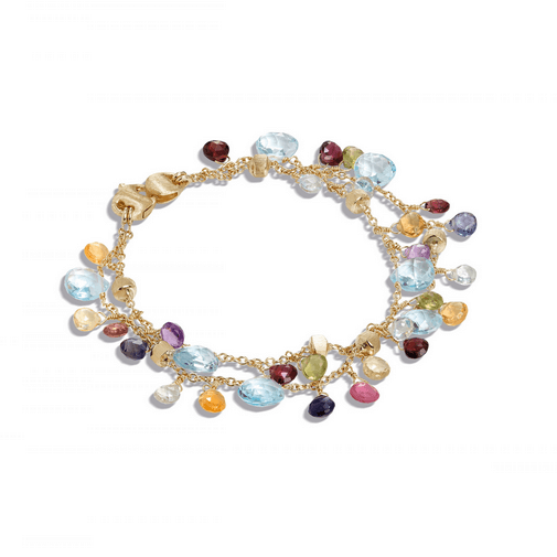 Multicolored two-strand bracelet, Paradise