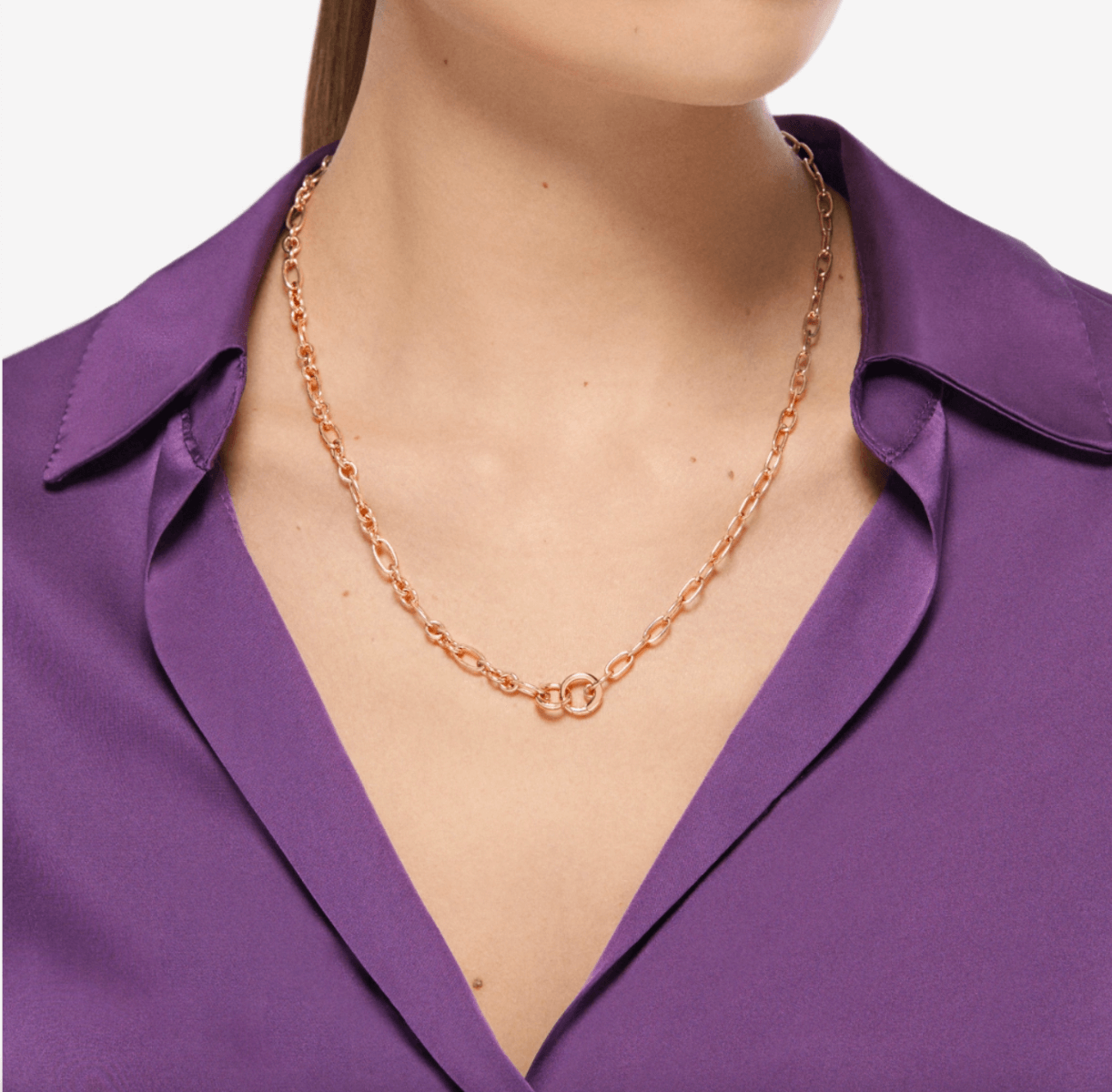 Collana Essential Moschettoni in Oro