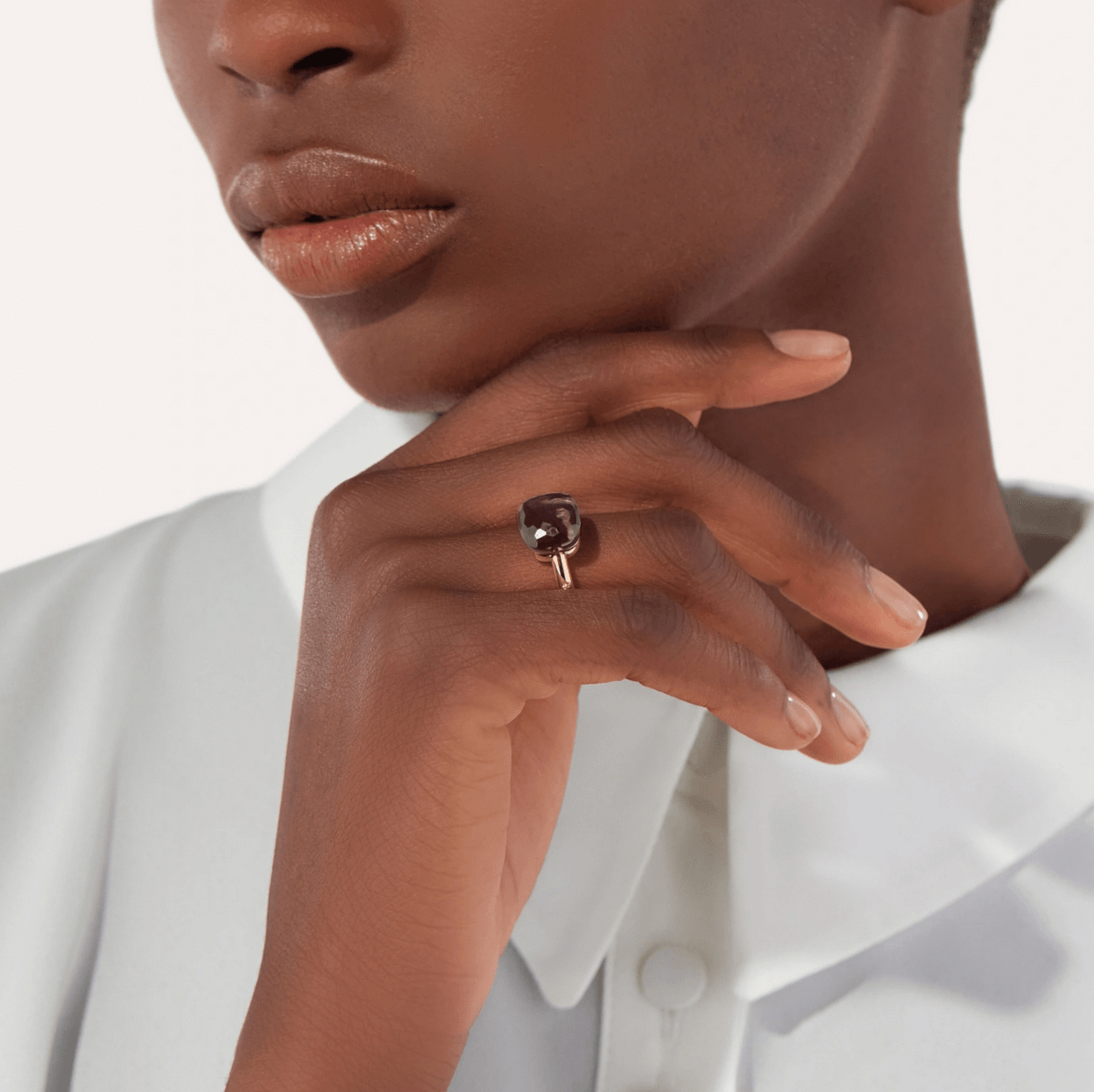 Anello Nudo Classic Quarzo Fumè