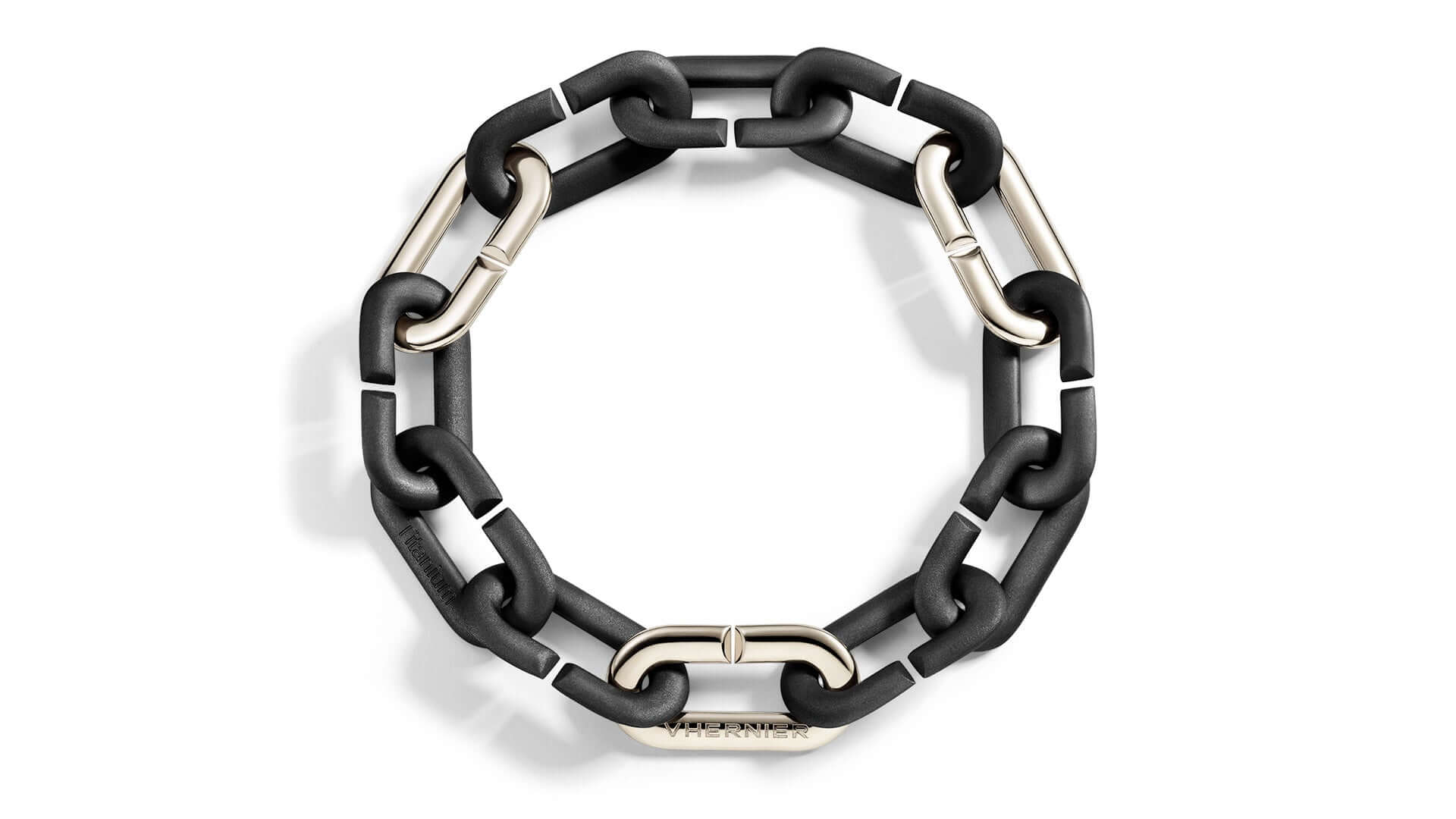 Mon bracelet de montre en titane et or blanc