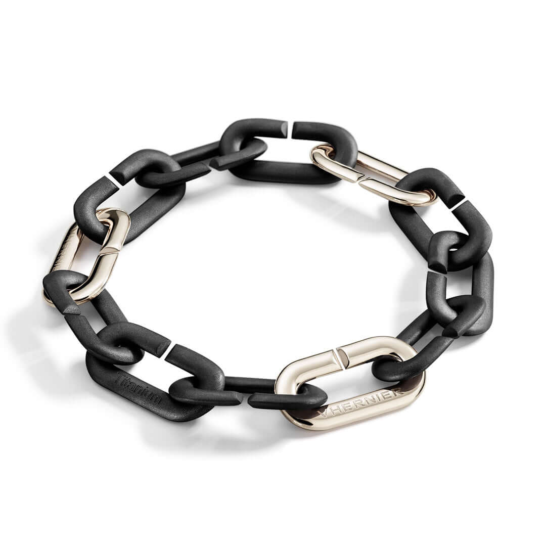 My Watch Bracelet Titanium and White Gold