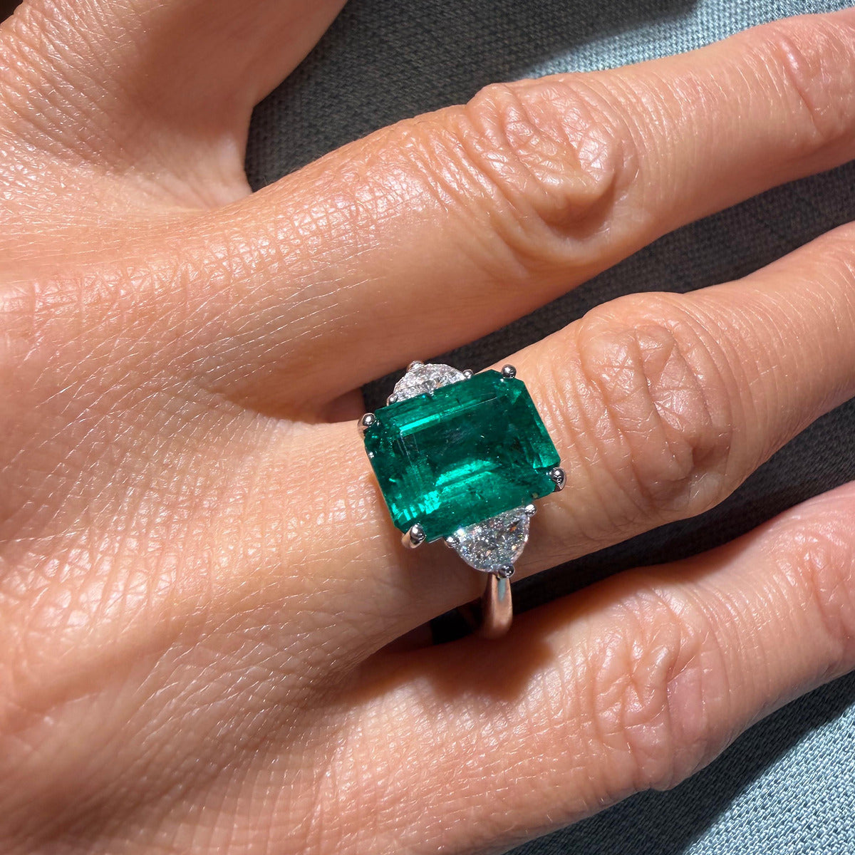 Bague en or blanc entièrement pavée Like Regular - À RÉVISER