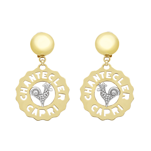 Orecchini Logo Chantecler Oro