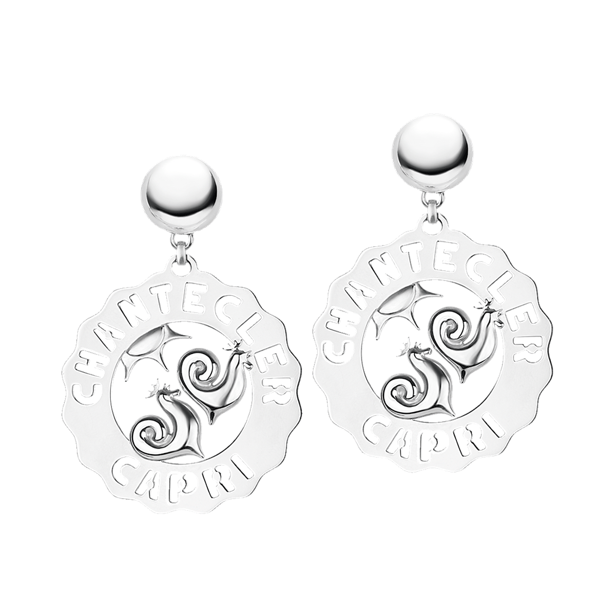 Orecchini Et Voilà Logo Galli e Sole grandi