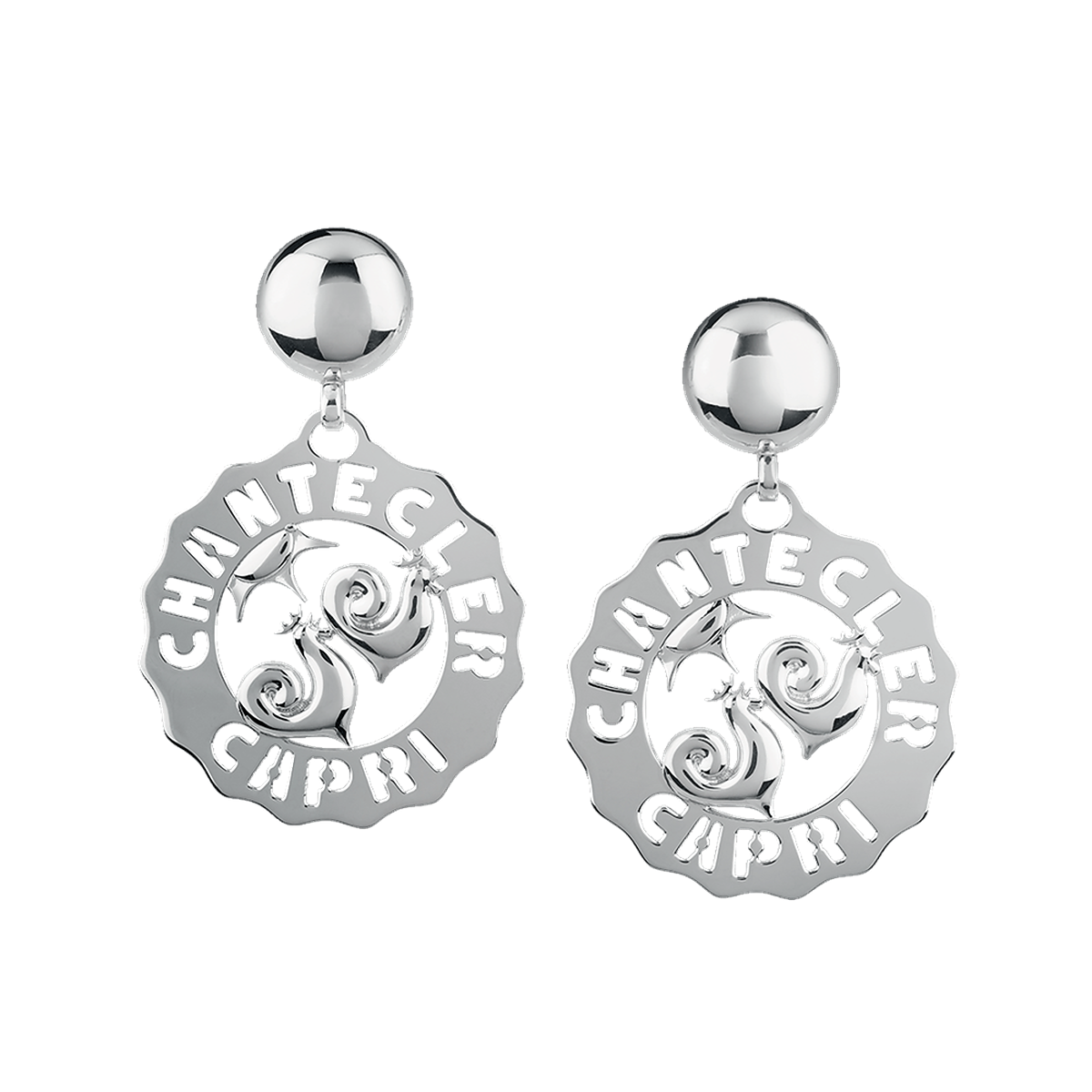 Orecchini Et Voilà Logo Galli e Sole piccoli