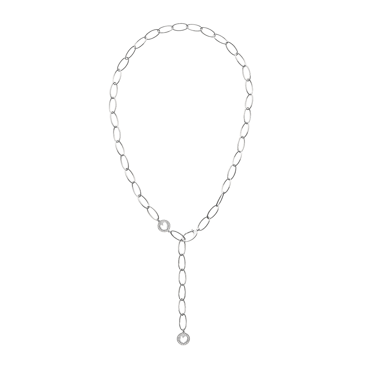 Black Diamond Sequin Necklace