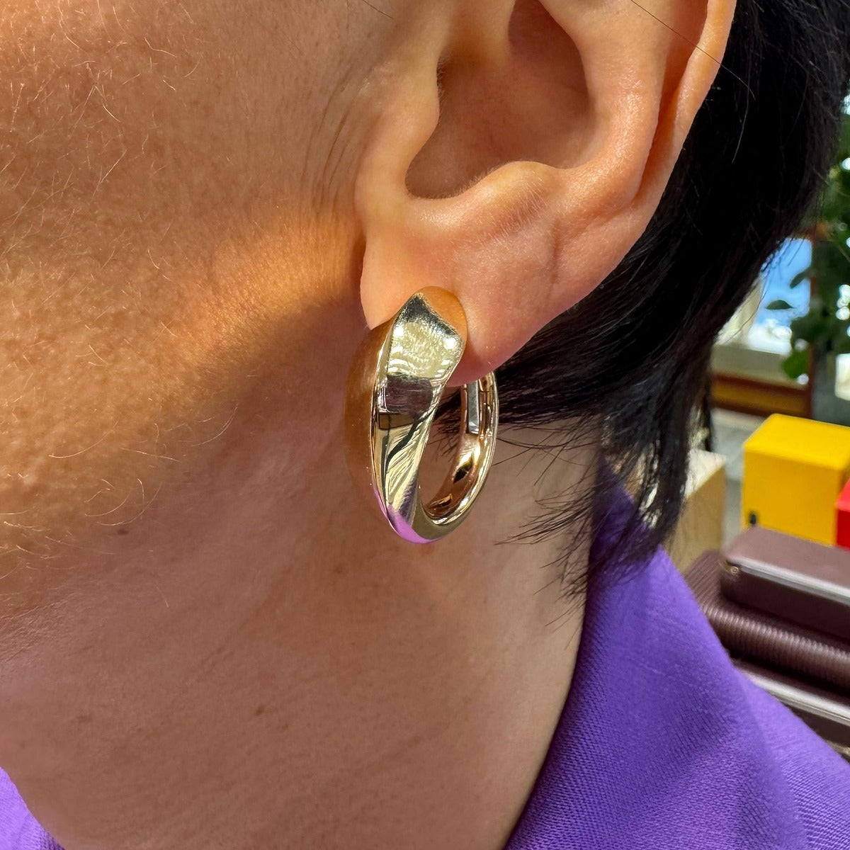 Orecchini Like Naked Oro Rosa