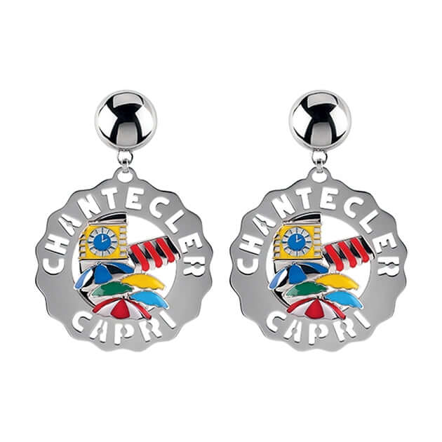 Et Voilà Capri Pop Logo Earrings