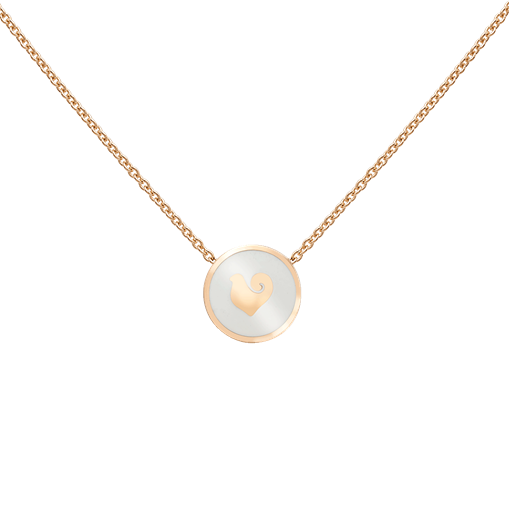 Collier à paillettes en diamant noir