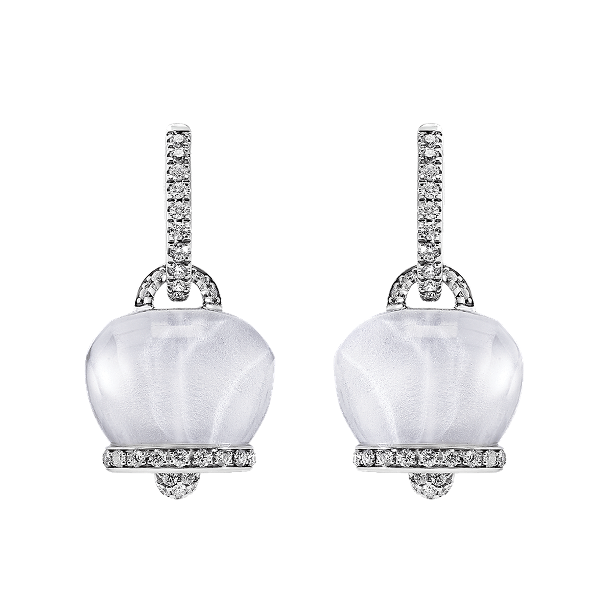 Orecchini Campanelle Rock Crystal