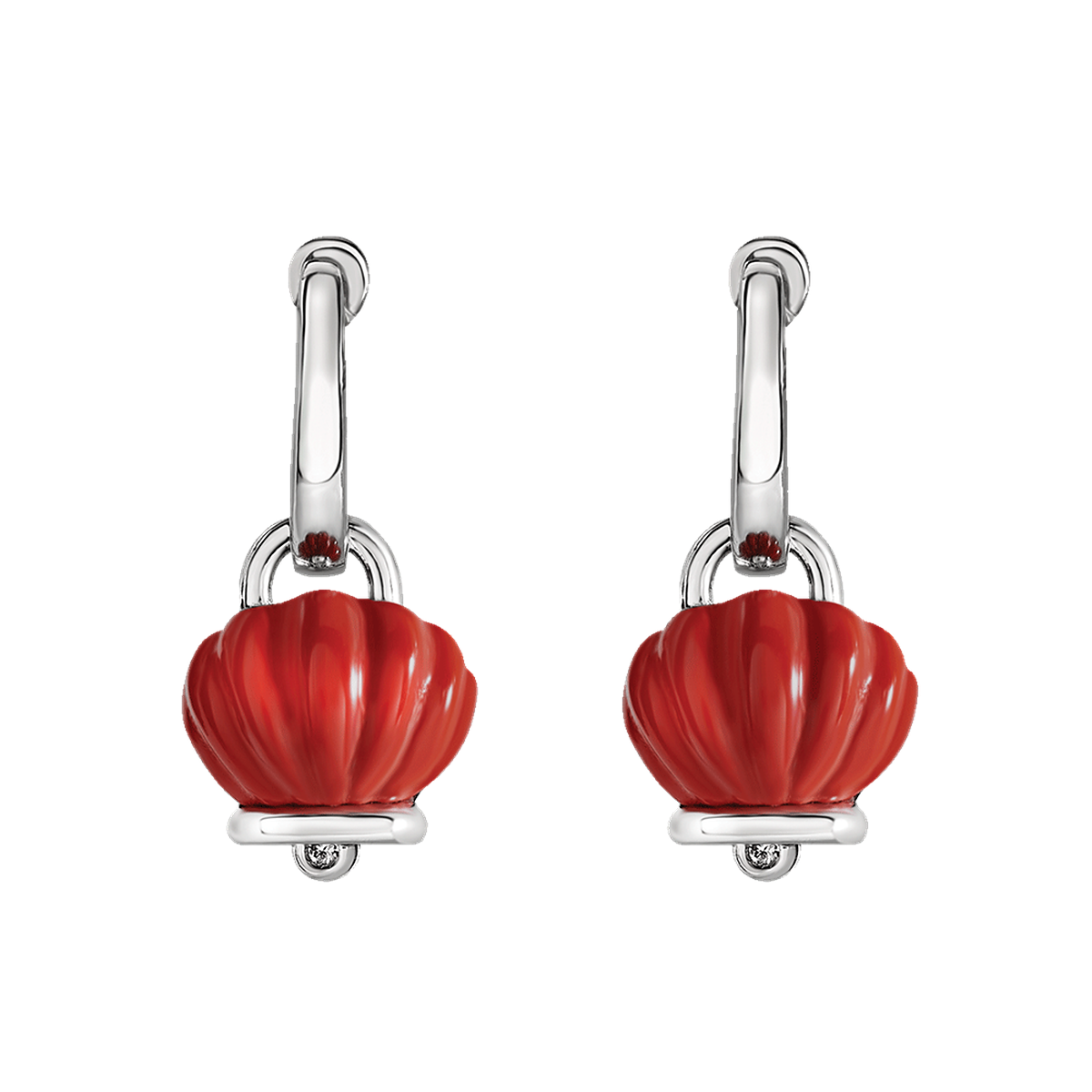 Orecchini Et Voilà Campanella Piccoli Corallo