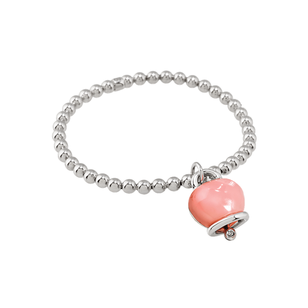 Bracciale Et Voilà Campanelle Resina Rosa