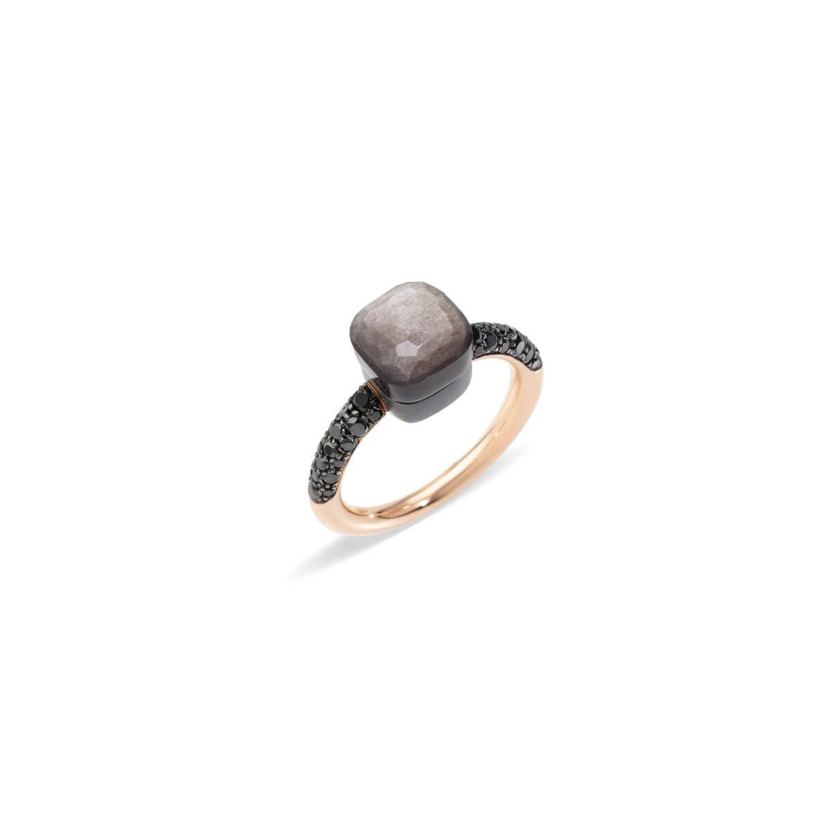 Petit Obsidian Nude Ring