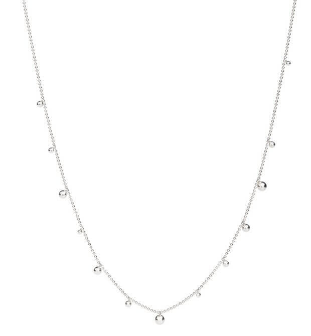 Silver Bubbles Sphere Necklace