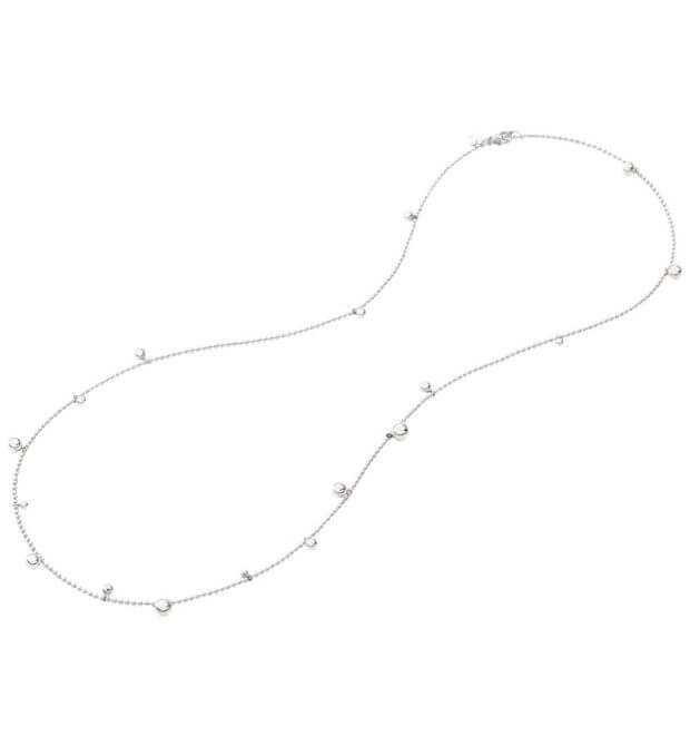 Collier Sphère à Bulles d'Argent